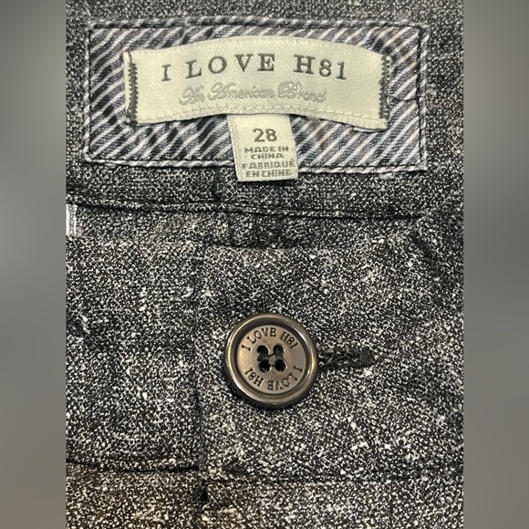 I LOVE H81 Grey Crop Roll-up Pants - Picture 3 of 6